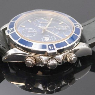 27033908b - BWC Armbandchronograph, Automatik, Schweiz um 2002, Edelstahlgeh., Boden, Krone und ...