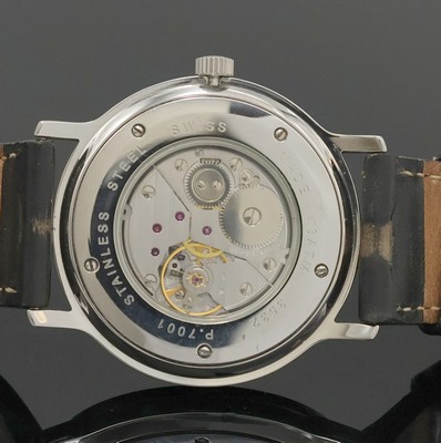 27033909d - MAGALEX Herrenarmbanduhr, Handaufzug, Schweiz um 2000, beids. vergl. Edelstahlgeh., ...