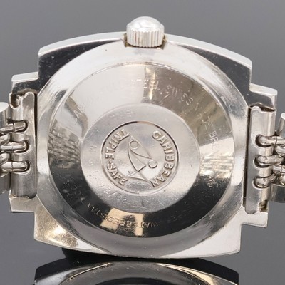 27033912c - CARIBBEAN seltene Taucheruhr, Automatik, Schweiz um 1970, kissenförmiges monocoque ...