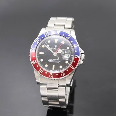 Image ROLEX gents wristwatch Oyster Perpetual Date GMT-Master reference 16750, self winding, ...