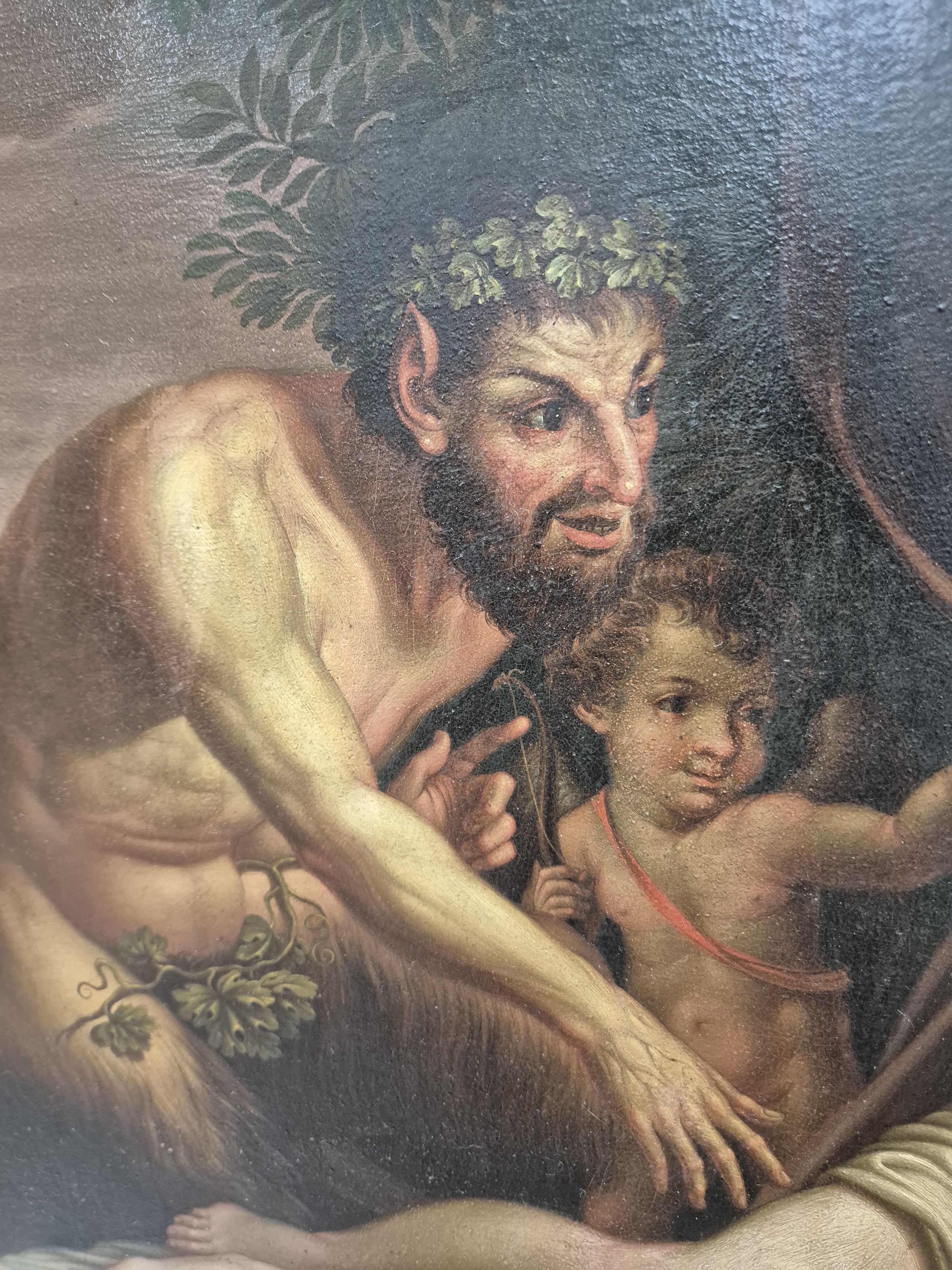 Detail c: Unbekannter Künstler des fortgeschrittenen 19 .Jh., nach einem Fresko von Benigne Gagneraux (1756-1795), nach einem Deckenfresko in der Gallerie ...