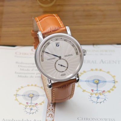 27034035b - CHRONOSWISS Delphis Herrenarmbanduhr in Edelstahl Referenz CH 1423, Schweiz um 2000, ...