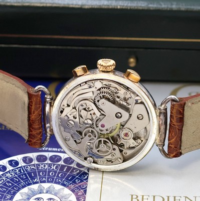 27034040e - ALFRED ROCHAT / CHRONOSWISS auf 500 Stück limitierter Armbandchronograph in Silber ...