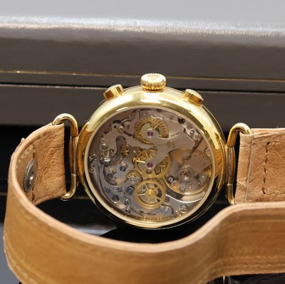 27034046c - ALFRED ROCHAT / CHRONOSWISS vergoldeter Armbandchronograph mit Schaltrad, Schweiz um ...