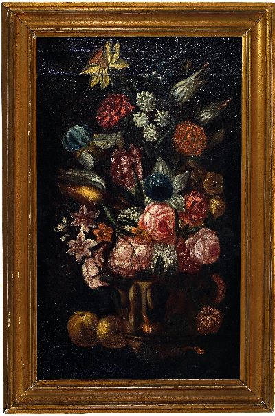 27034076k - Nachfolge Andrea Scacciati, 1642-1710, 18.Jh. , Blumenstillleben, breite Varianz an ...