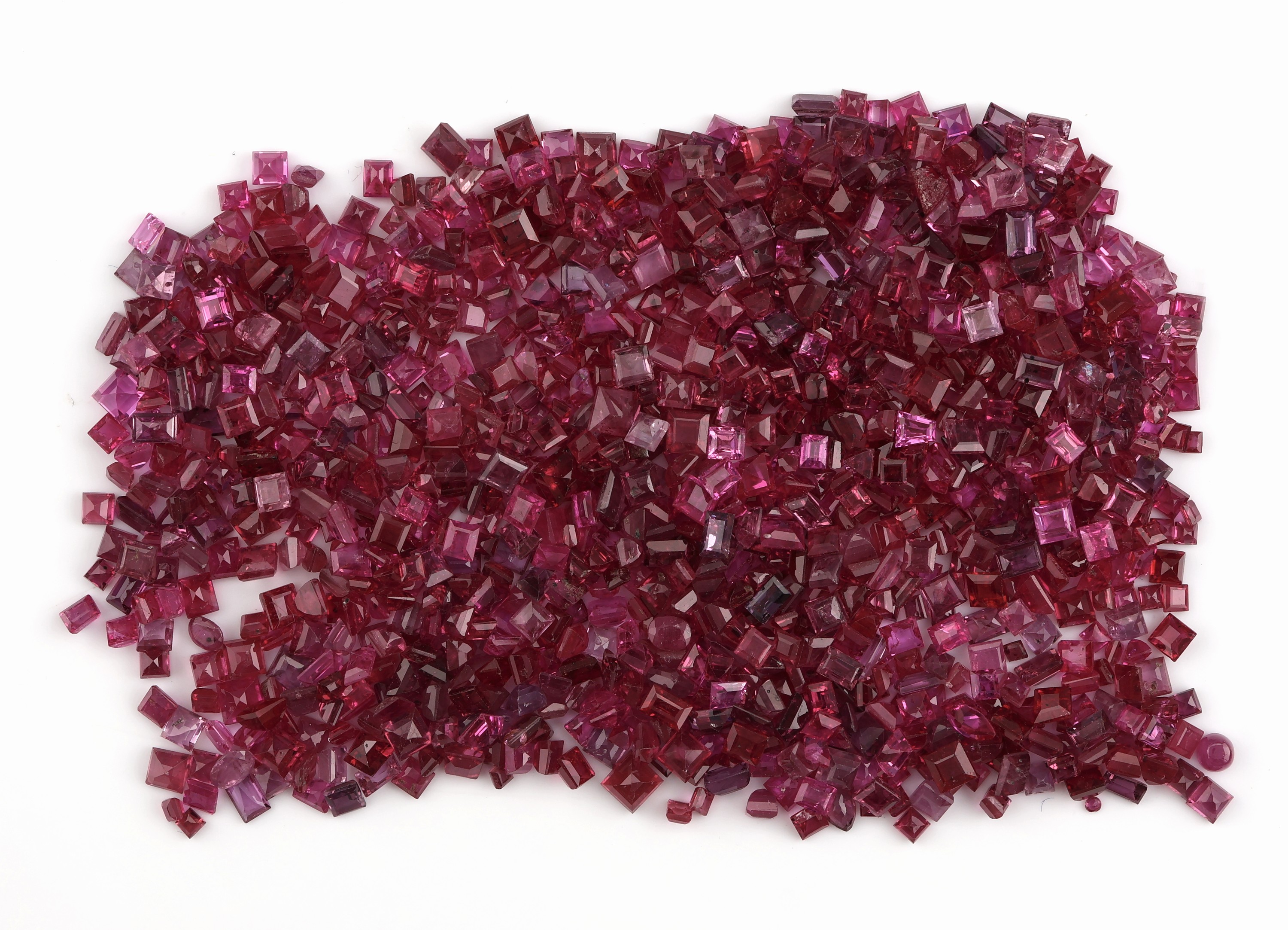 Image 27034111 - Lot lose facett. Rubine zus. ca. 101.15 ct, Ausfassware Schätzpreis: 14000, - EUR