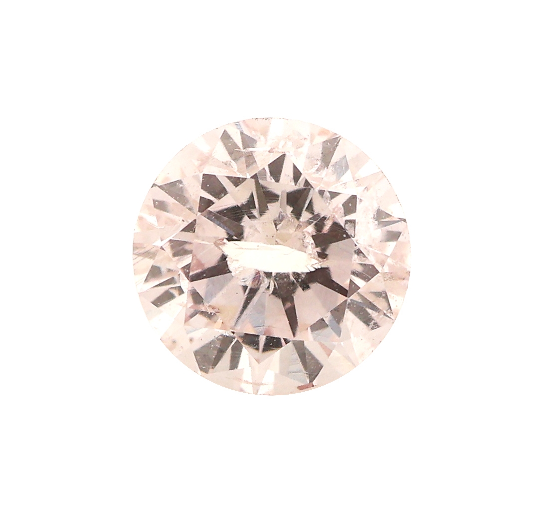 Image 27034155 - Loser Brillant, 0.50 ct natural very light pink (not applicable), mit GIA-Expertise ...
