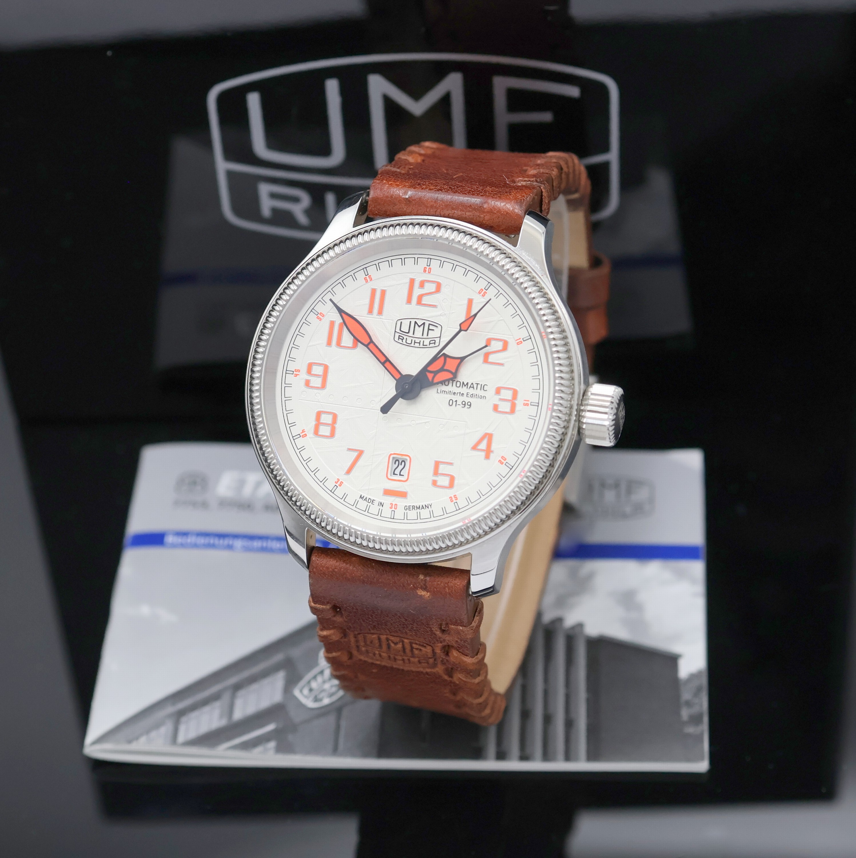 Image 27034169 - UMF RUHLA nahezu neuwertige, auf 99 Stück limitierte Armbanduhr Referenz 1552-5, ...