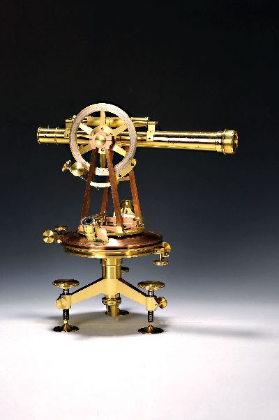 Image Large theodolite of Breithaupt, ´F.W. Breithaupt & son, Cassel, 1845, St.254 brass and ...