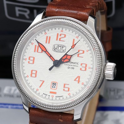 27034169a - UMF RUHLA nahezu neuwertige, auf 99 Stück limitierte Armbanduhr Referenz 1552-5, ...