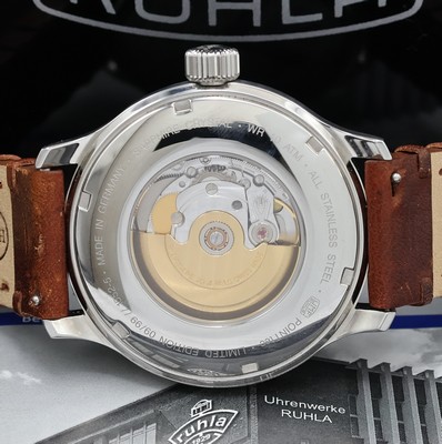 27034169e - UMF RUHLA nahezu neuwertige, auf 99 Stück limitierte Armbanduhr Referenz 1552-5, ...