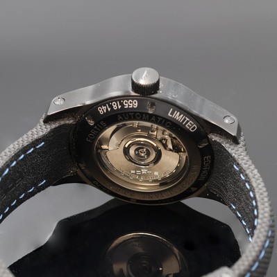 27034170d - FORTIS seltene, auf 70 Stück limitierte Armbanduhr Aeromaster Dornier GMT, Automatik, ...