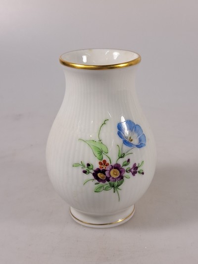 27034579j - Kaffeeservice, Höchst, 20. Jh., Kaffeekanne, Milchkanne, Zuckerdose, 6 Tassen mit ...