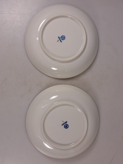 27034579o - Kaffeeservice, Höchst, 20. Jh., Kaffeekanne, Milchkanne, Zuckerdose, 6 Tassen mit ...