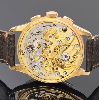 27034584e - UNIVERSAL GENEVE Tri-Compax Schaltradchronograph mit Vollkalender in Roségold 750/000 ...