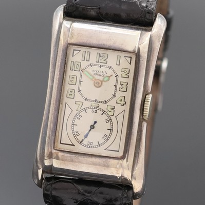 27034595a - ROLEX seltene Herrenarmbanduhr Prince Chronometer in 925er Silber Referenz 971, Schweiz ...