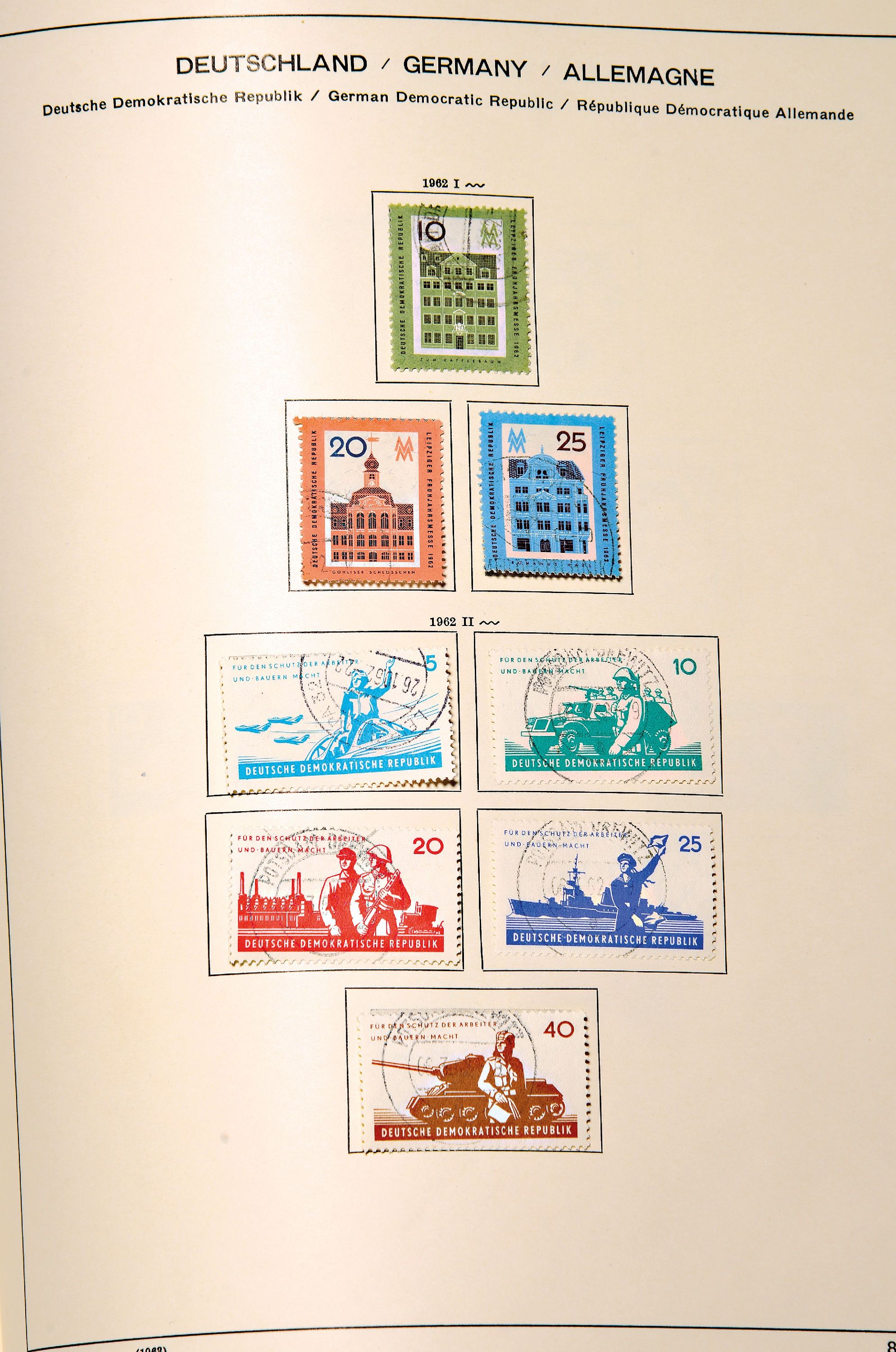 Image 27034695 - Briefmarken, DDR 1949-1972, gestempelt, 1 Schaubek-Album, mit allen Blöcken, viele ...