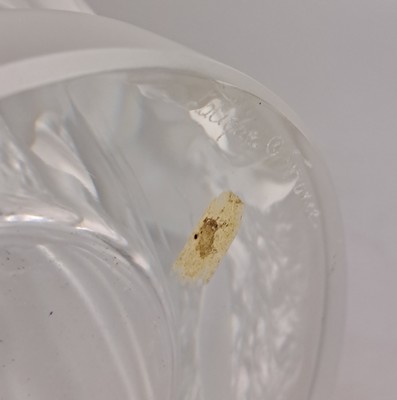 27034614h - Lalique Vase, große Vase ´Bacchantes´, mattiertes Kristallglas, Entwurf Rene Lalique, ...