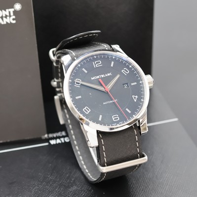 27034621b - MONTBLANC Timewalker Herrenarmbanduhr Referenz 113850, Automatik, beids. vergl. ...