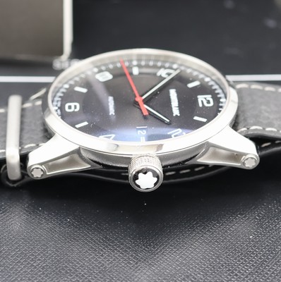 27034621d - MONTBLANC Timewalker Herrenarmbanduhr Referenz 113850, Automatik, beids. vergl. ...