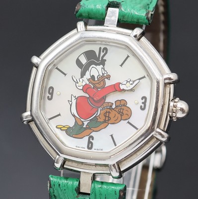 27034679a - GERALD GENTA Disney Armbanduhr Referenz G.3487.7, Schweiz 1990er Jahre, Automatik, ...