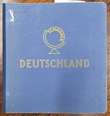 27034695a - Briefmarken, DDR 1949-1972, gestempelt, 1 Schaubek-Album, mit allen Blöcken, viele ...