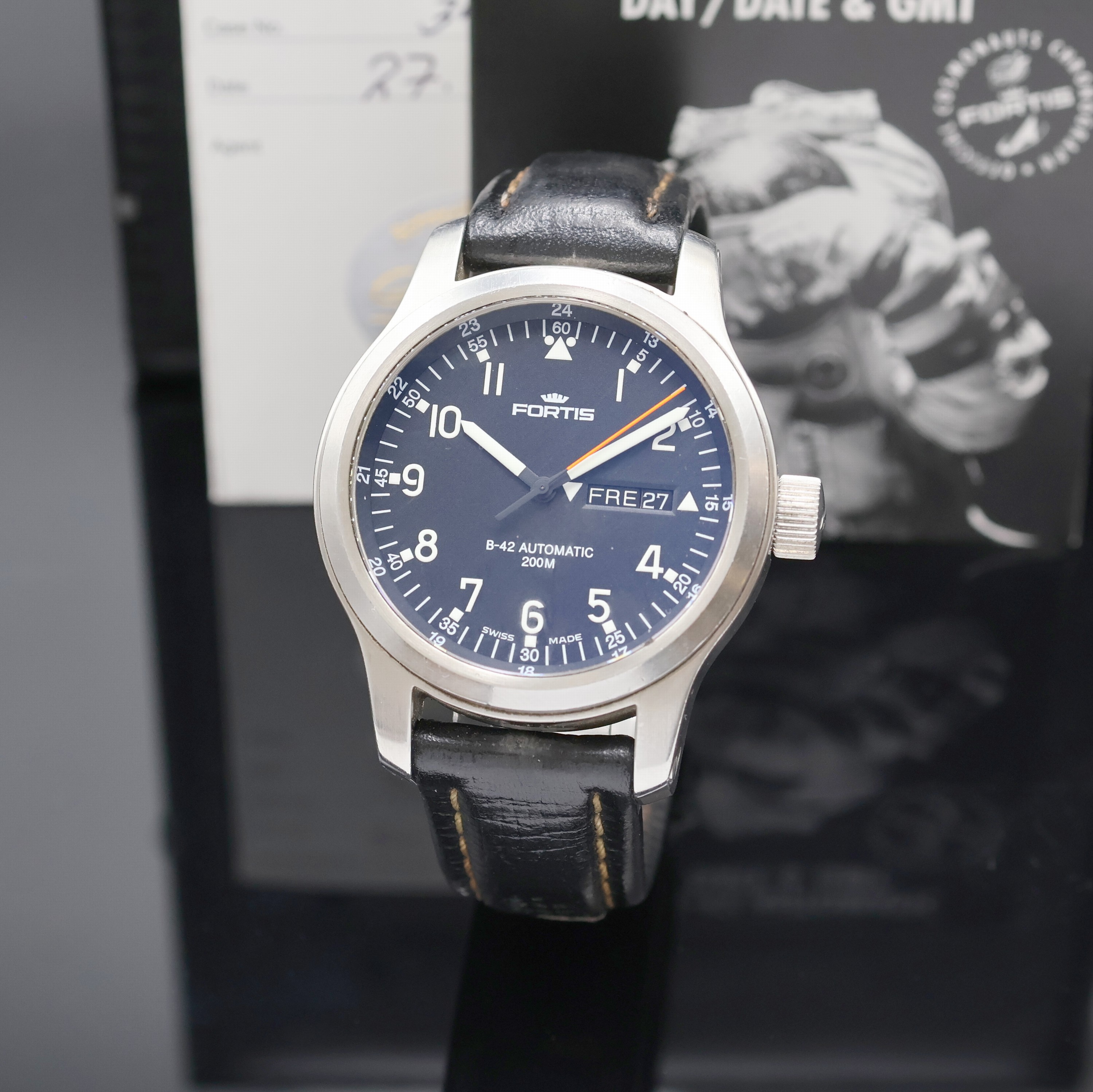 Image 27034702 - FORTIS B-42 Herrenarmbanduhr Referenz 645.10.158.3, Schweiz verk. lt. beil. Pap. ...