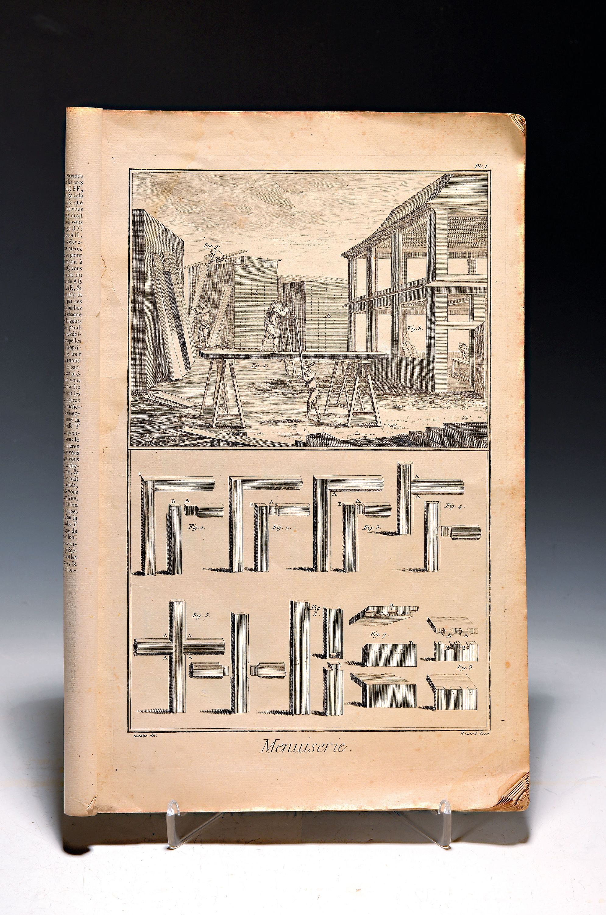 Image 27034794 - ´Menuisier en Batimens´ aus: Denis Diderot & Jean-Baptiste le Rond d´Alembert: ...