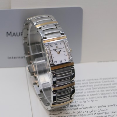 27034701b - MAURICE LACROIX Miros Damenarmbanduhr mit Diamanten Referenz 32838, Schweiz um 2002, ...