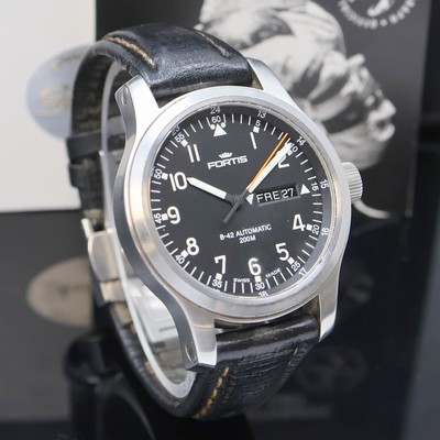 27034702b - FORTIS B-42 Herrenarmbanduhr Referenz 645.10.158.3, Schweiz verk. lt. beil. Pap. ...