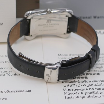 27034703c - MAURICE LACROIX Divina Armbanduhr Referenz DV5012, Schweiz um 2000, quarz, Edelstahlgeh. ...