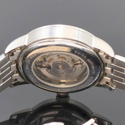 27034704f - MALYSIAK Herrenarmbanduhr in Stahl, Schweiz/Deutschland um 2010, Automatik, beids. ...