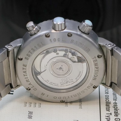 27034706e - TEMPTION Cherubin-GDA auf 500 Stück limitierter Armbandchronograph in Stahl, ...