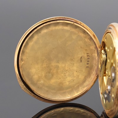 27034871f - SUPRA Chronometer Savonette in RG 585/000 mit Kette in RG 375/000, Schweiz um 1910, ...