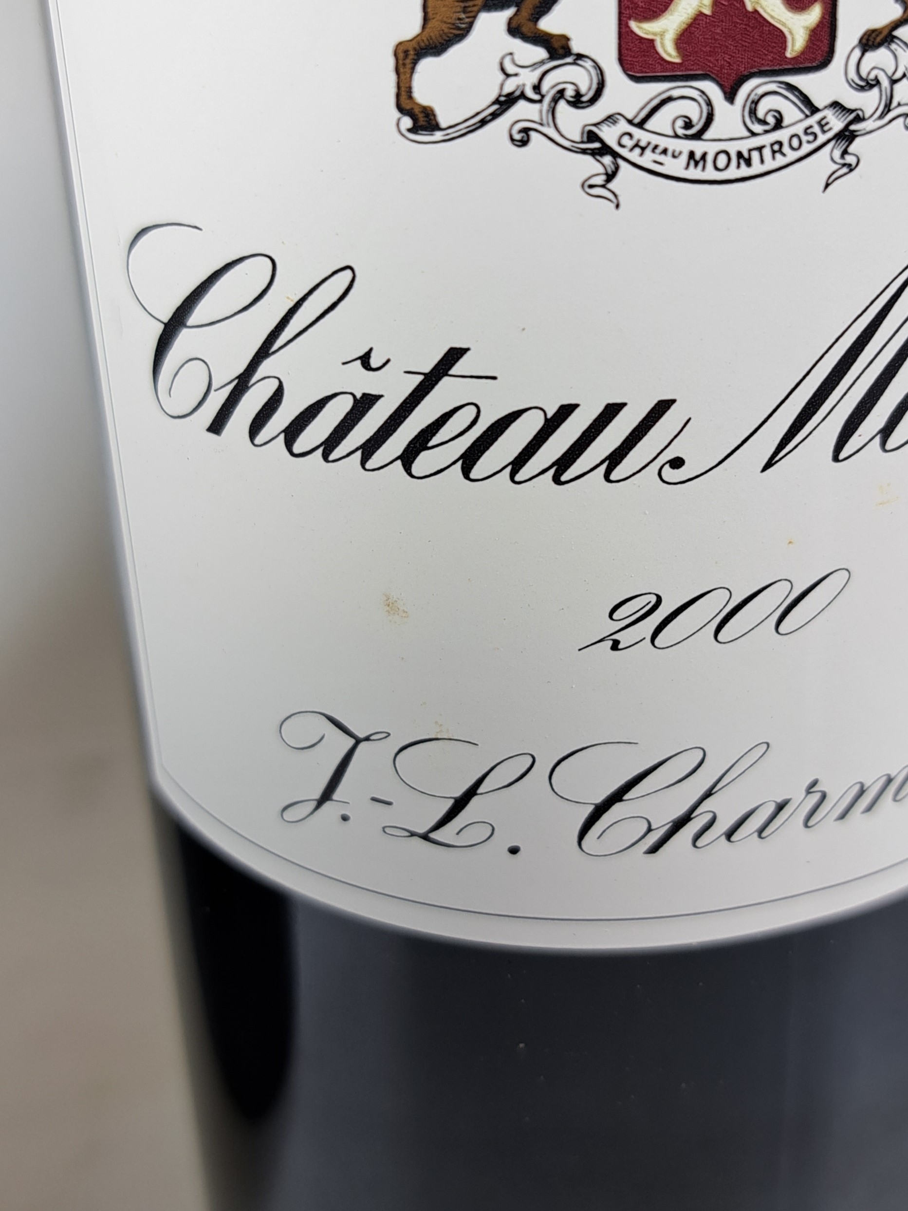 Detail b: 6 Flaschen 2000 Chateau Montrose, 2eme Grand Cru Class, Saint-Estephe, Bordeaux, Frankreich, je 75 cl, 12,5 % Vol., Füllstand: high fill, ...