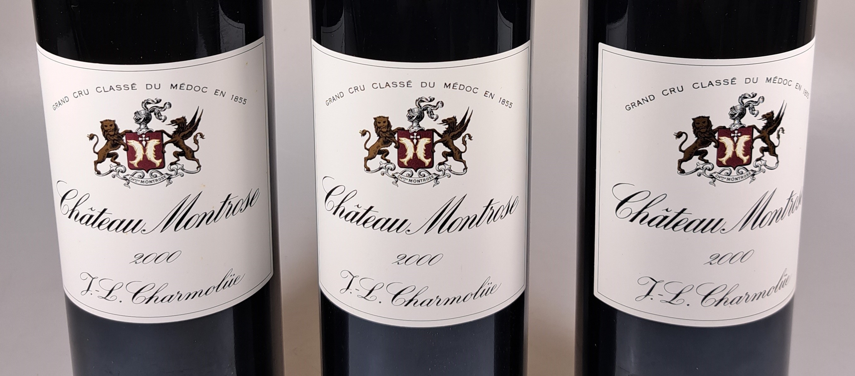 Detail f: 6 Flaschen 2000 Chateau Montrose, 2eme Grand Cru Class, Saint-Estephe, Bordeaux, Frankreich, je 75 cl, 12,5 % Vol., Füllstand: high fill, ...