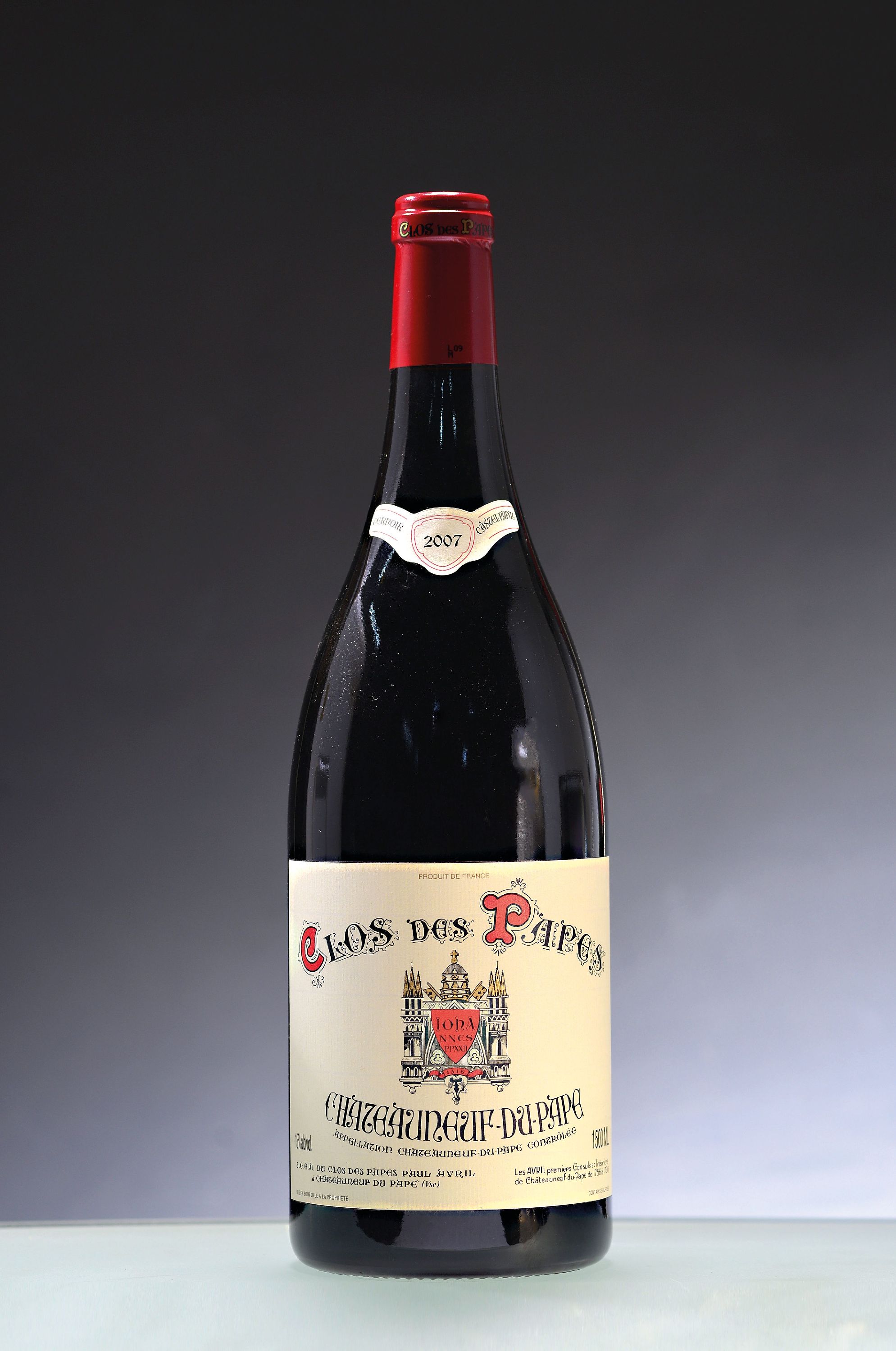 Image 27034991 - 1 Magnum-Flasche 2007 Paul Avril Clos des Papes, Chateauneuf-du-Pape, Rhone, Frankreich, ...