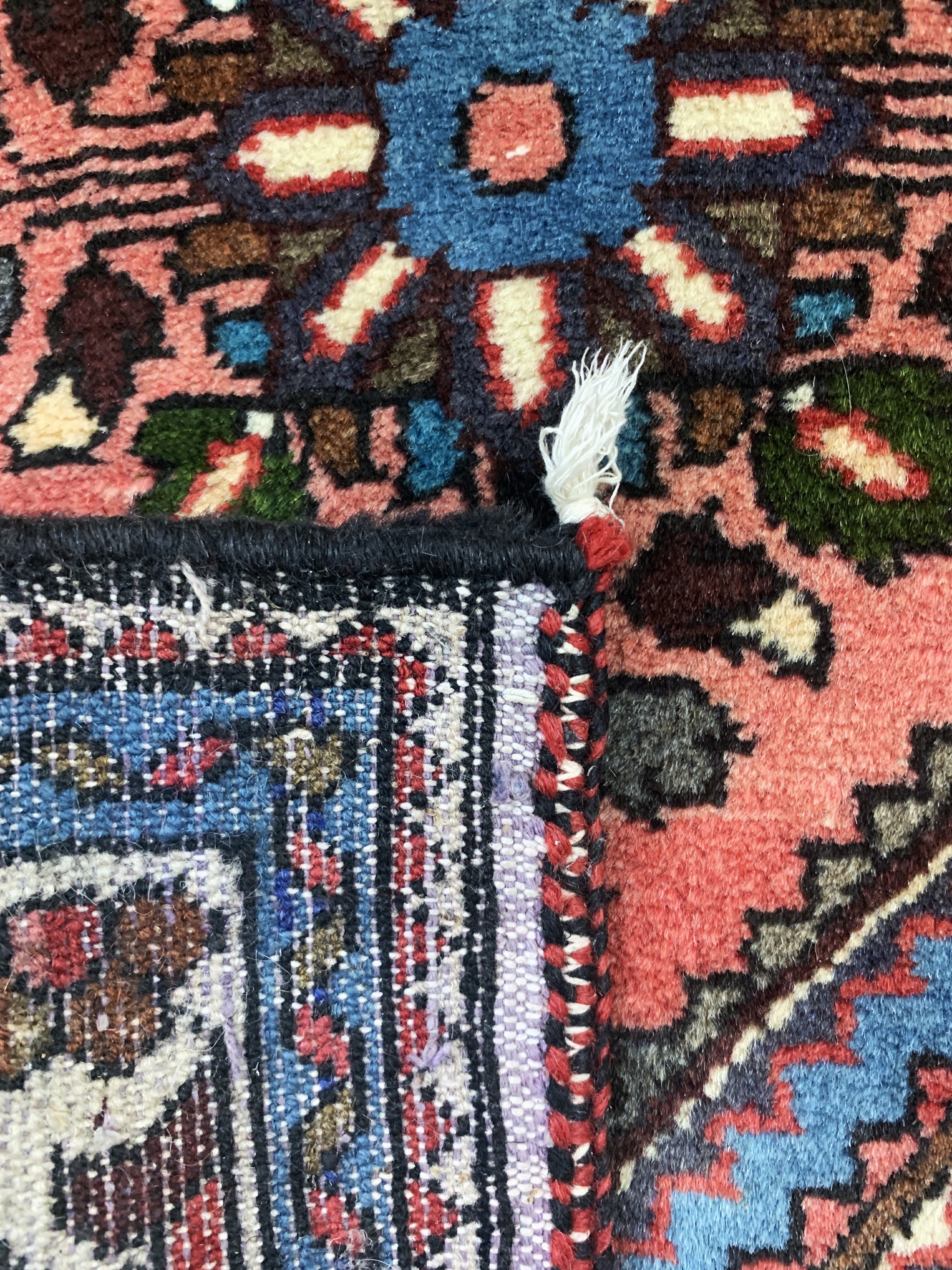 Detail g: Assadabad, Persien, Mitte 20.Jhd, Wolle aufBaumwolle, ca. 495 x 60 cm, EHZ: 2