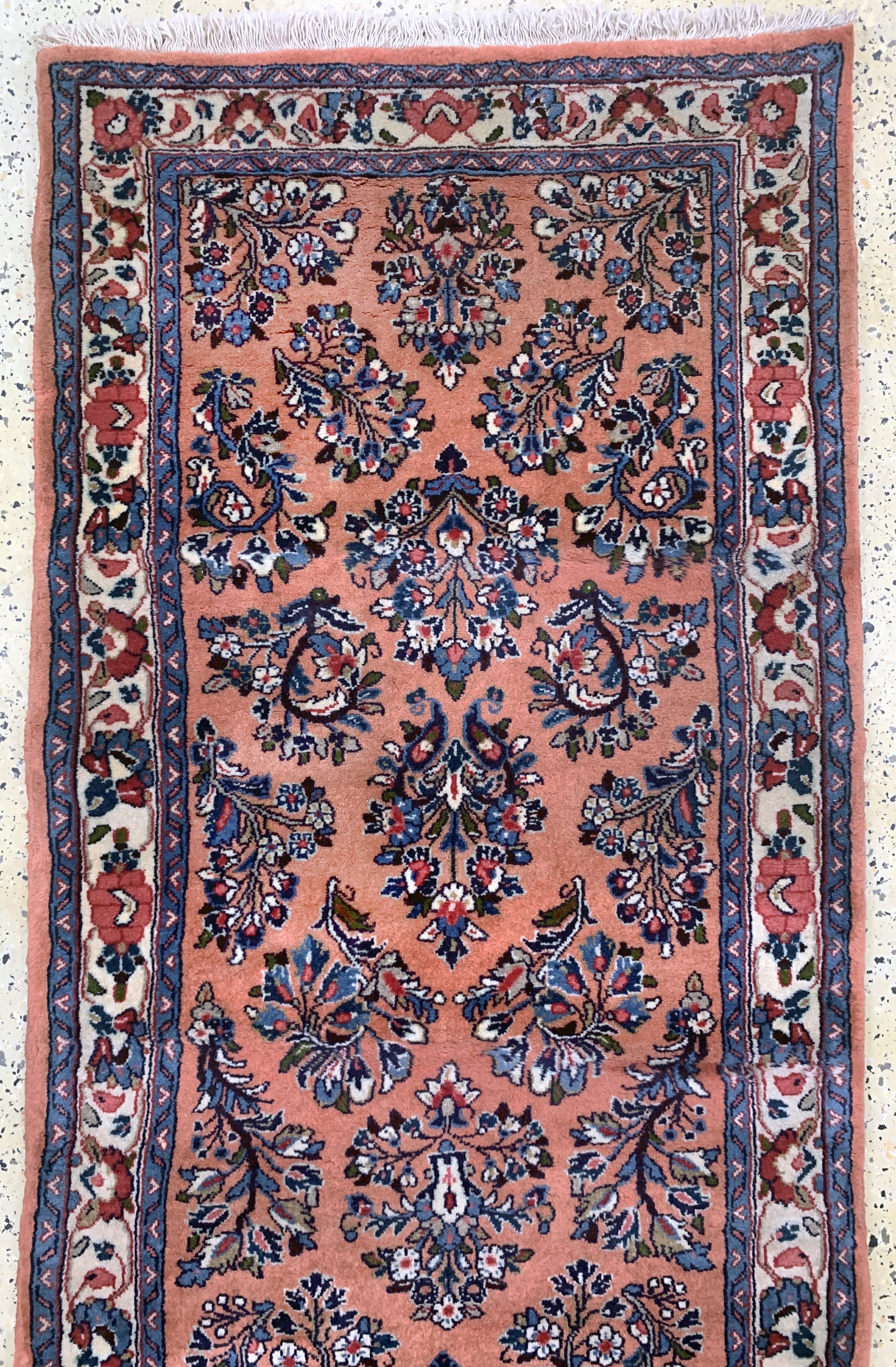 Detail a: Sarogh, Persien, Ende 20.Jhd, Wolle auf Baumwolle, ca. 640 x 85 cm, EHZ: 2