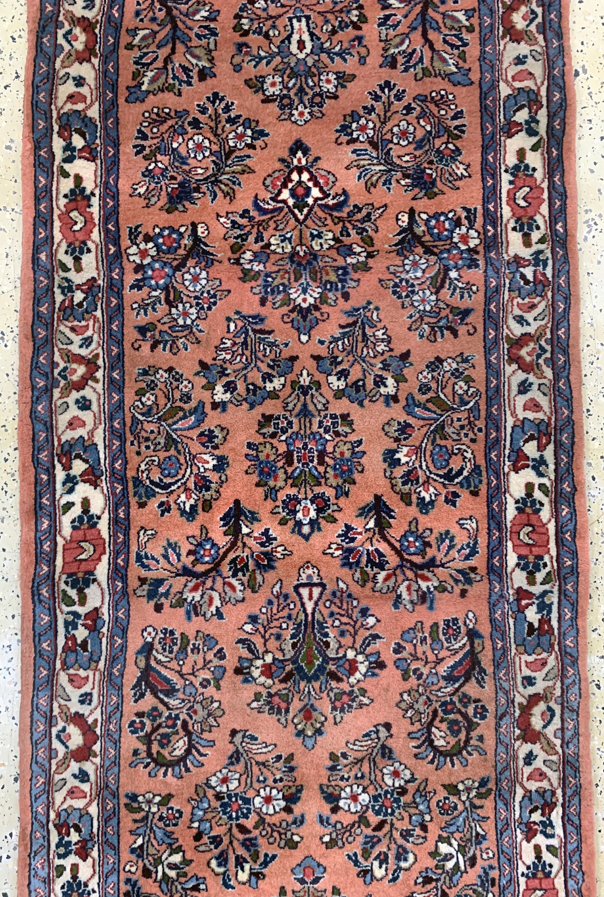 Detail b: Sarogh, Persien, Ende 20.Jhd, Wolle auf Baumwolle, ca. 640 x 85 cm, EHZ: 2