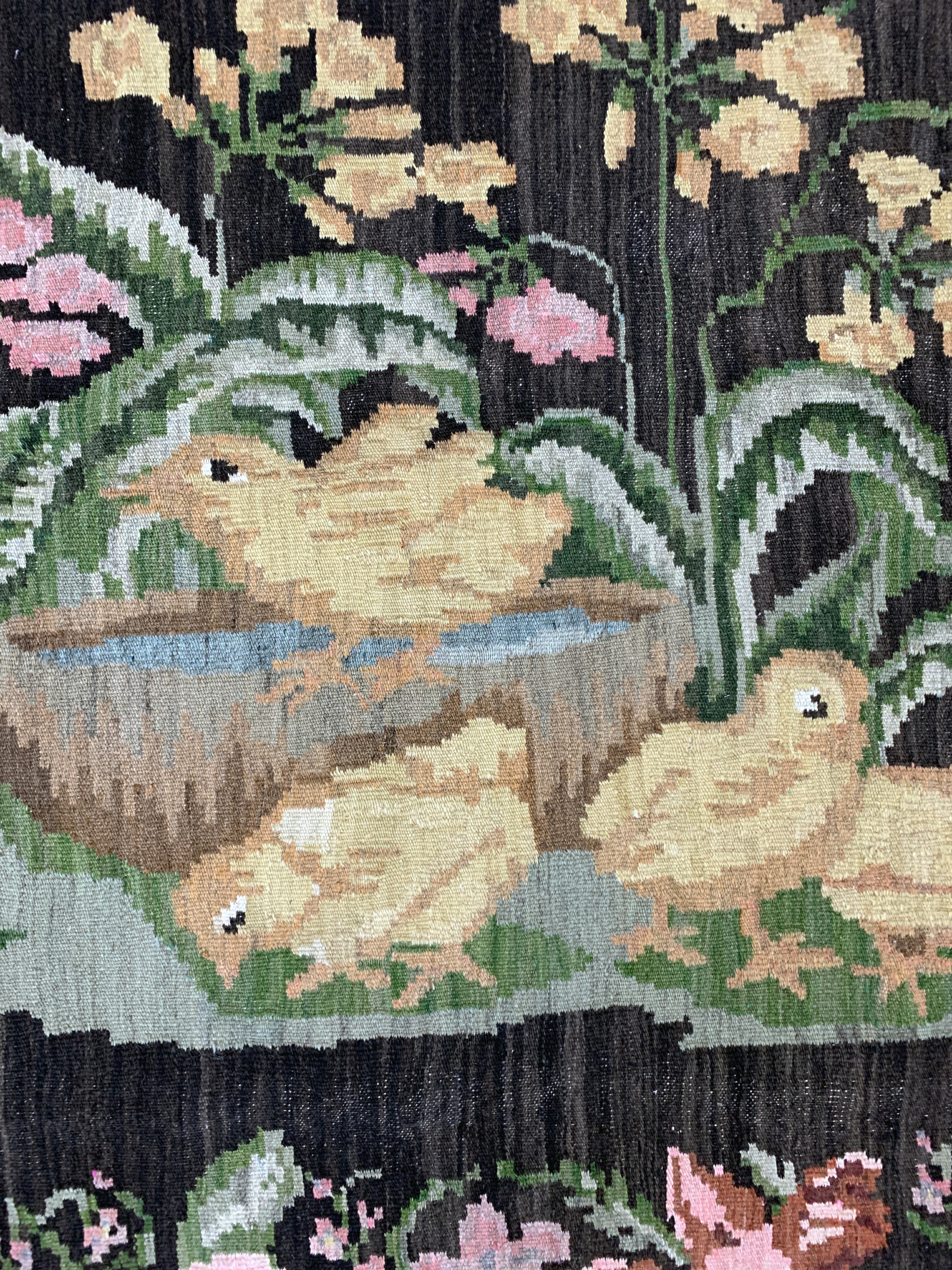 Detail c: Karabagh Kelim alt, Kaukasus, Anfang 20.Jhd, Wolle auf Wolle, ca. 275 x 190 cm, EHZ: 2