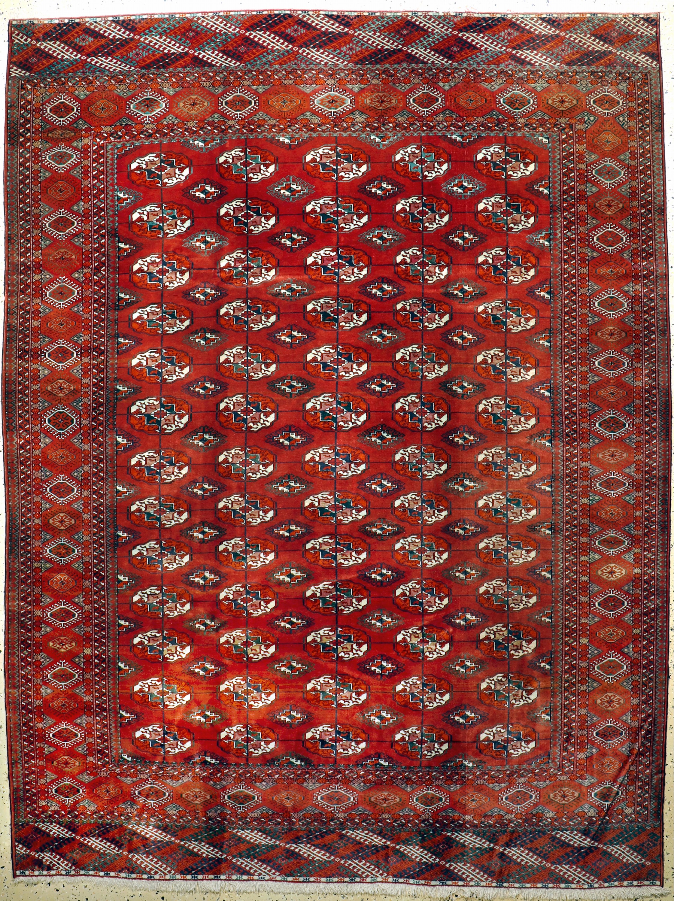 Buchara fein, Rußland, Mitte 20.Jhd, Wolle auf Wolle, ca. 294 x 223 cm, EHZ: 2