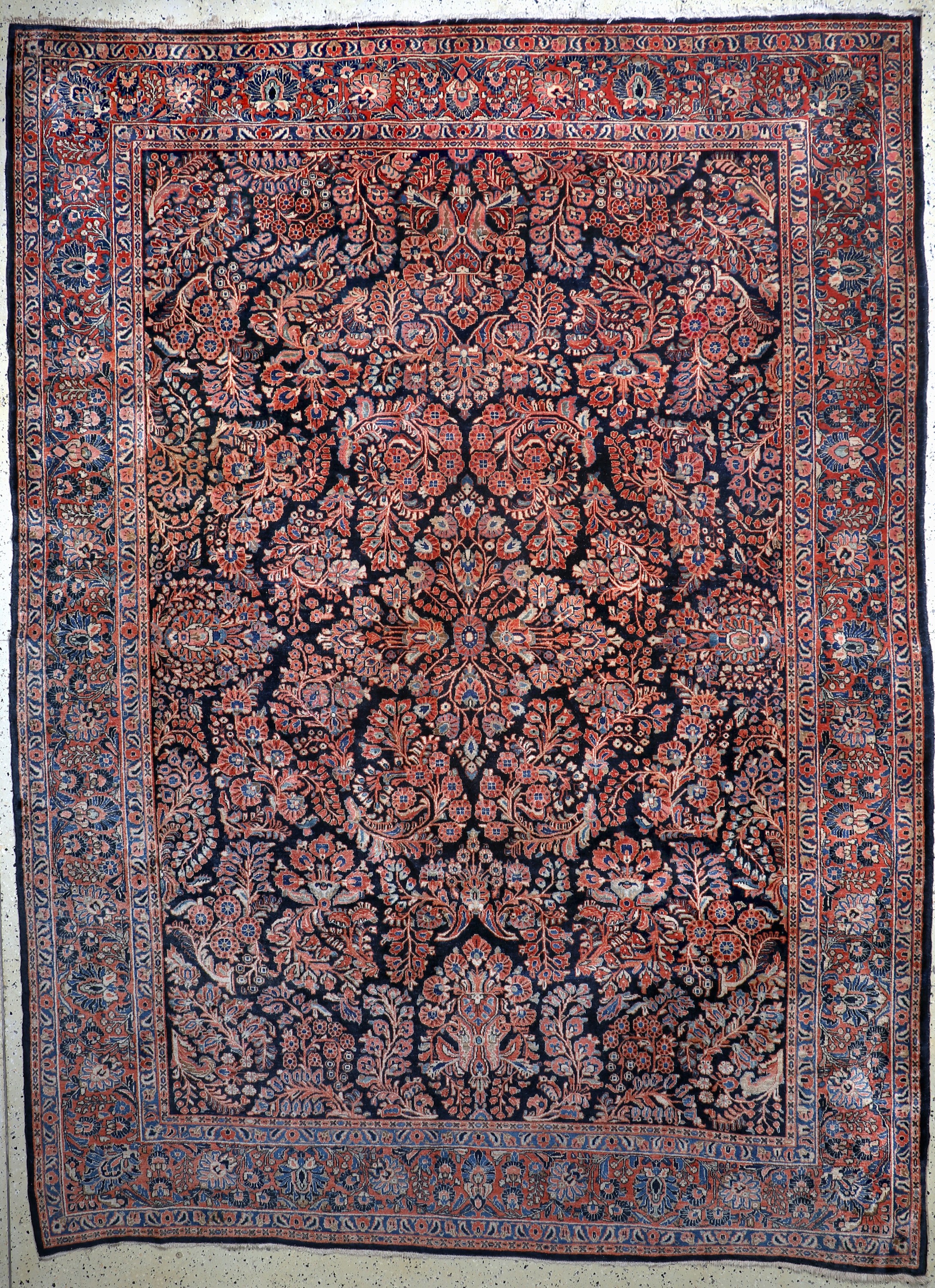 Image 27035052 - Us Re-Import Sarogh antik, Persien, um 1900, Wolle auf Baumwolle, ca. 360 x 270 cm, ...