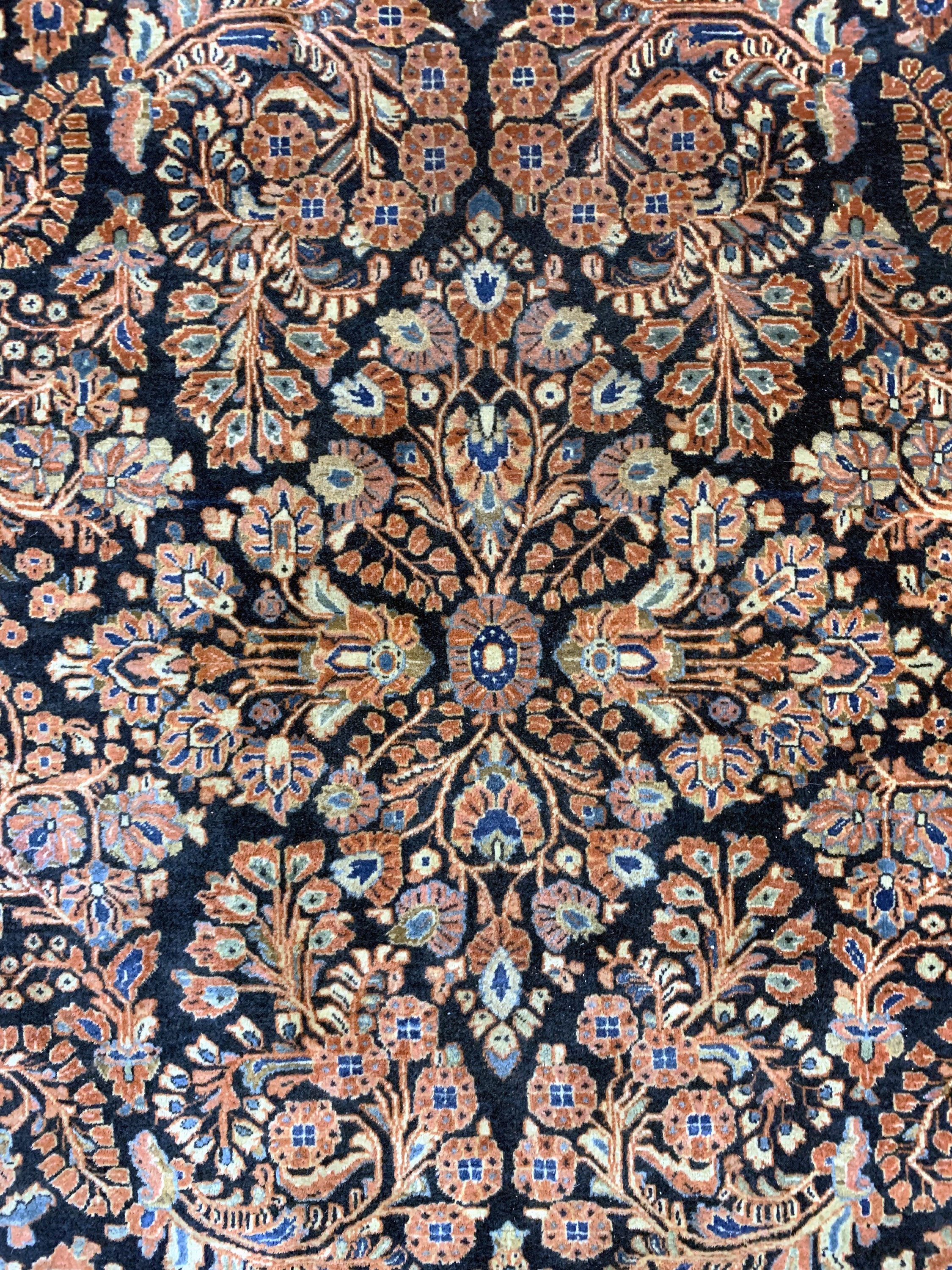 Detail e: Us Re-Import Sarogh antik, Persien, um 1900, Wolle auf Baumwolle, ca. 360 x 270 cm, EHZ: 2