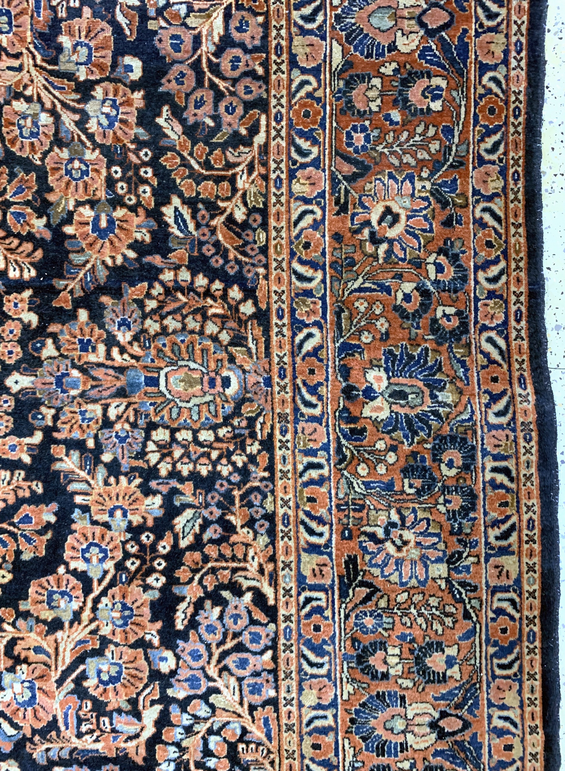 Detail f: Us Re-Import Sarogh antik, Persien, um 1900, Wolle auf Baumwolle, ca. 360 x 270 cm, EHZ: 2