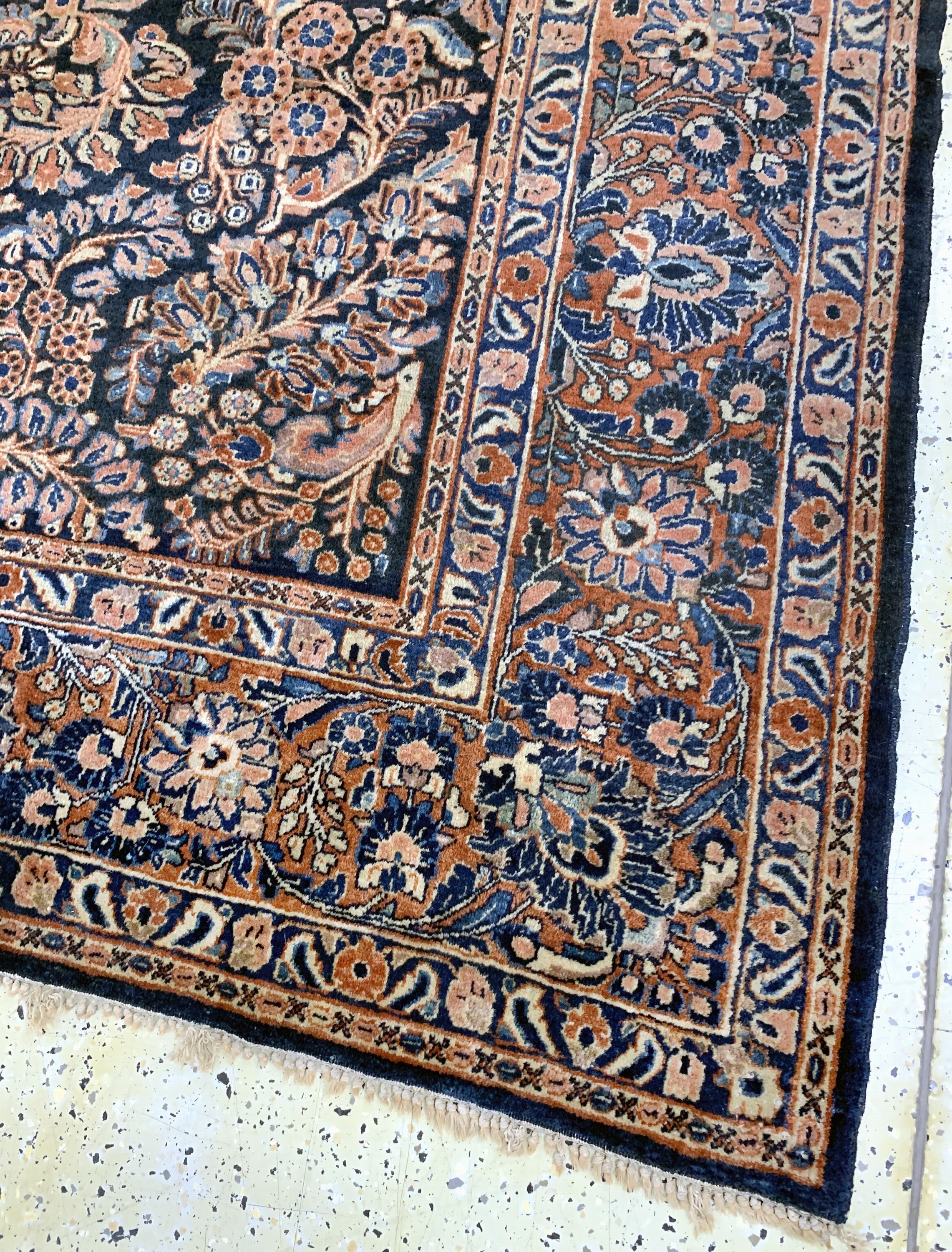 Detail g: Us Re-Import Sarogh antik, Persien, um 1900, Wolle auf Baumwolle, ca. 360 x 270 cm, EHZ: 2