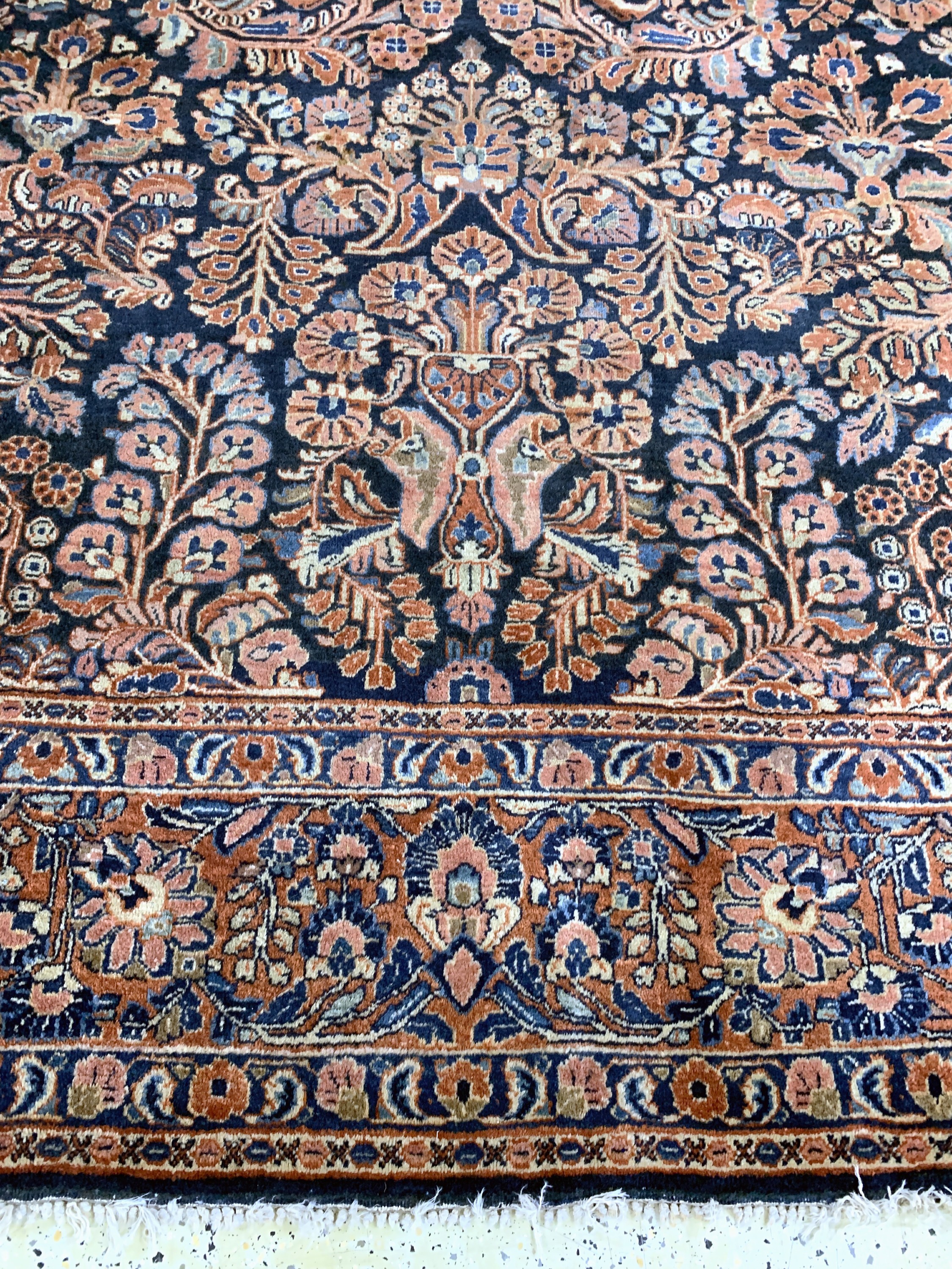 Detail h: Us Re-Import Sarogh antik, Persien, um 1900, Wolle auf Baumwolle, ca. 360 x 270 cm, EHZ: 2