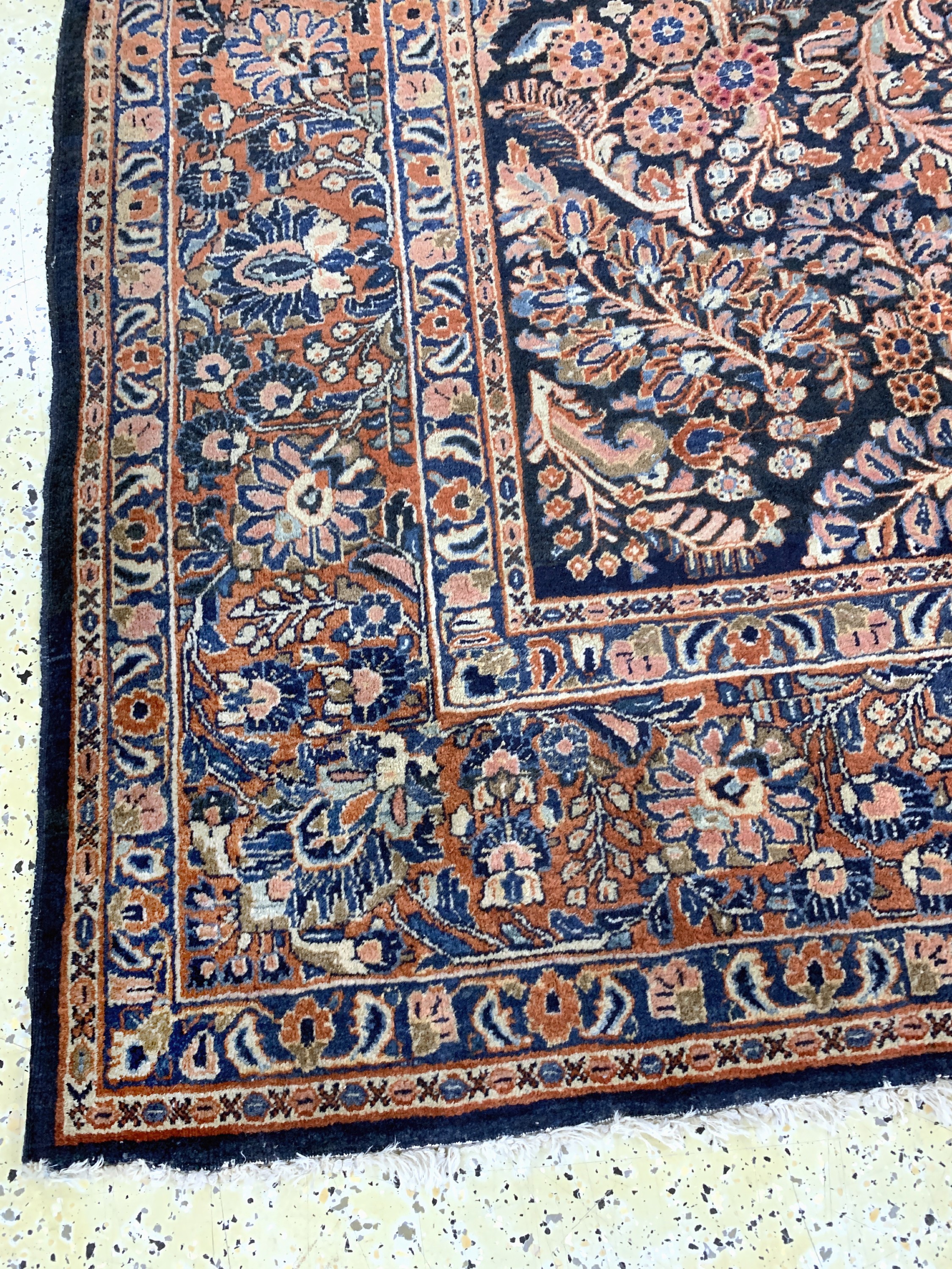 Detail i: Us Re-Import Sarogh antik, Persien, um 1900, Wolle auf Baumwolle, ca. 360 x 270 cm, EHZ: 2