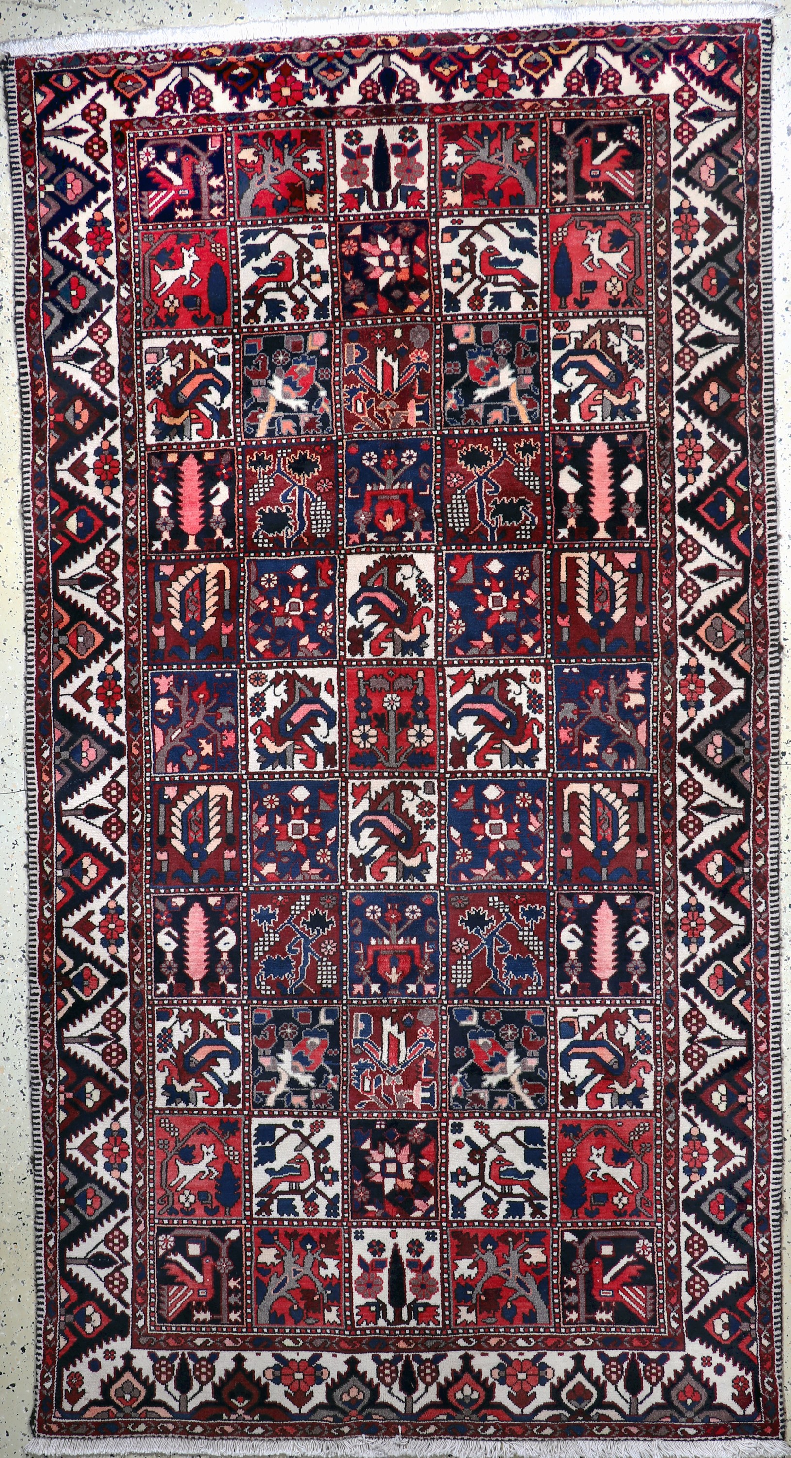 Image 27035053 - Felder Bachtiar, Persien, Mitte 20.Jhd, Wolle auf Baumwolle, ca. 290 x 155 cm, EHZ: ...