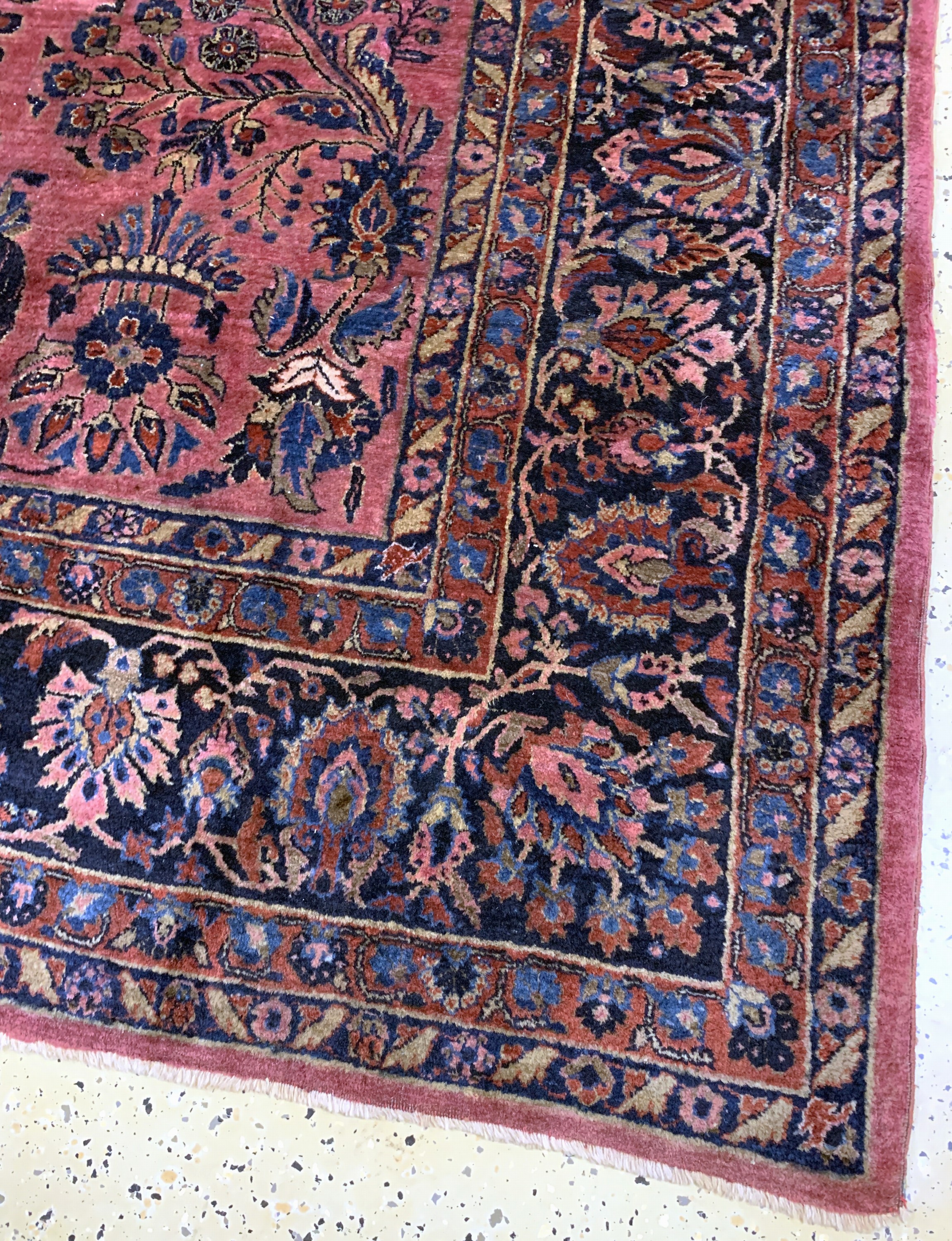 Detail a: Us Re-Import Sarogh antik, Persien, um 1900, Wolle auf Baumwolle, ca. 344 x 262 cm, EHZ: 2